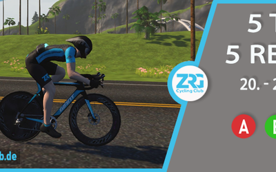 5 Tage 5 Rennen – Zwift Rennserie 20-24.Mai 2020