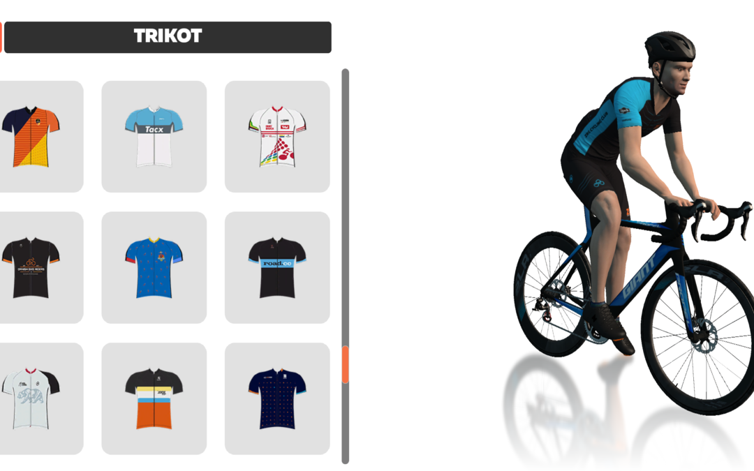 Eigenes Trikot bei Zwift